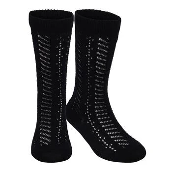 La Perla | Perforated socks in black,商家BAMBINIFASHION,价格¥107