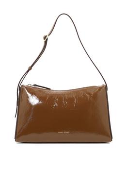 推荐Manu Atelier Logo Detailed Zip-Up Shoulder Bag商品