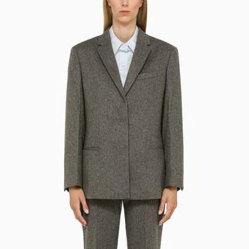 推荐Grey wool tailored jacket商品