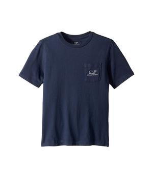 Vineyard Vines衣服, Vineyard Vines | Short Sleeve Vintage Whale Pocket T-Shirt (Toddler/Little Kids/Big Kids)商品图片 