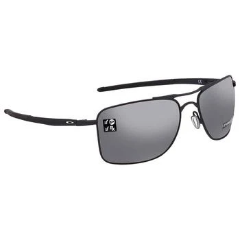 推荐Gauge 8 Prizm Black Polarized Rectangular Men's Sunglasses OO4124 412402 62商品