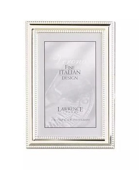 Lawrence Frames | Metal Picture Frame Silver-Plate with Delicate Beading - 4" x 6",商家Macy's,价格¥114