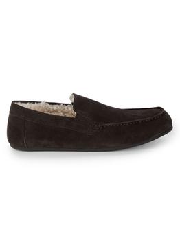 vince鞋, Vince | Gomez Faux Fur-Lined Suede Loafers商品图片 2.3折