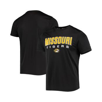 推荐Men's Black Missouri Tigers Stack T-shirt商品