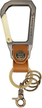 master-piece | Tan Carabiner Keychain,商�家SSENSE,价格¥355