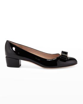菲拉格慕芭蕾鞋女鞋, Salvatore Ferragamo | Vara 1 Patent 漆皮方根鞋商品图片 