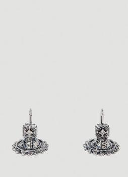 Vivienne Westwood | Glenda Orb Drop Earrings in Silver商品图片,