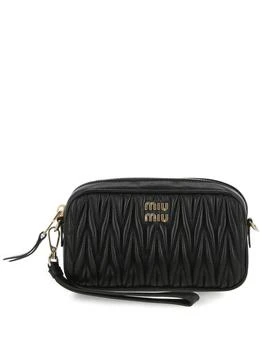 Miu Miu | Miu Miu Logo Plaque Clutch Bag 8.1折