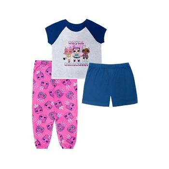 LOL Surprise! | Big Girls Pajama Set, 3 Piece,商家Macy's,价格¥103