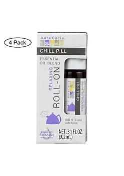 Aura Cacia | Roll On Essential Oil - Chill Pill - Case of 4 - .31 fl oz商品图片,7.6折