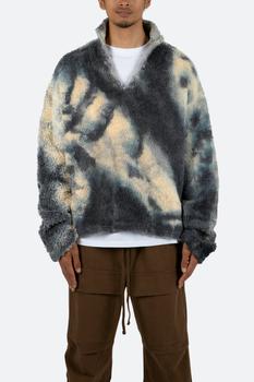 mnml卫衣, MNML | Tie Dye Sherpa Pullover - Blue/Multi商品图片 