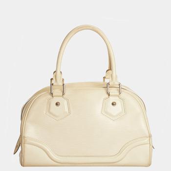路易威登包评价, [二手商品] Louis Vuitton | Louis Vuitton White Epi Bowling Montaigne PM商品图片 9折