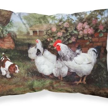Caroline's Treasures | Chickens, Hens and Puppy Fabric Standard Pillowcase STANDARD,商家Verishop,价格¥172