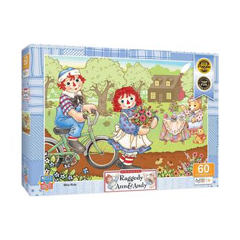 商品MasterPieces Puzzles | 60 Piece Jigsaw Puzzle for Kids - Raggedy Ann and Andy Bike Ride - 14"x19",商家Macy's,价格¥129图片