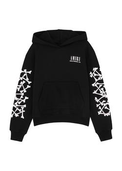 amiri卫衣真假, AMIRI | KIDS Bones printed hooded cotton sweatshirt (6-12 years)商品图片 