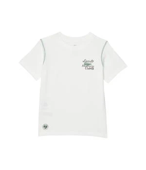 Lacoste | Short Sleeve Roland Garros Clube Crew Neck T-Shirt (Big Kids) 
