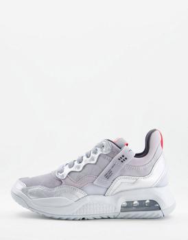 aj女鞋, Jordan | Jordan MA2 trainers in grey and white商品图片 