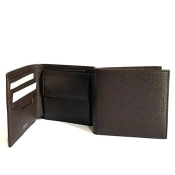 Bally | Bally Myie Men's 6230911 Coffee Grained Leather Wallet,商家Premium Outlets,价格¥585