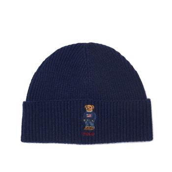 拉夫劳伦帽子新款, Ralph Lauren | Men's Solid Flag Bear Beanie商品图片 额外7折, 额外七折