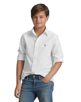 Ralph Lauren | 轻质棉牛津布运动衬衫 小童款/大童款,商家Bloomingdale's,价格¥418