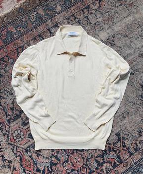 布克兄弟 polo, Brooks Brothers | Vintage Long Sleeve Sea Island Cotton Polo Shirt, 1970s M商品图片 