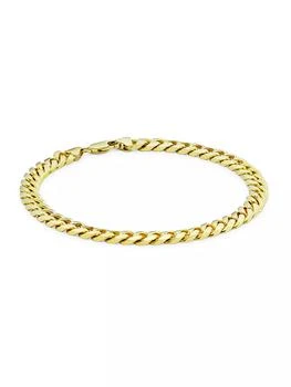 Saks Fifth Avenue Collection | 14K Yellow Gold Cuban Chain Bracelet,商家Saks Fifth Avenue,价格¥34286