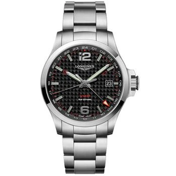 推荐Longines Men's Watch - Conquest V.H.P. Quartz Black Dial Date Display | L37284666商品