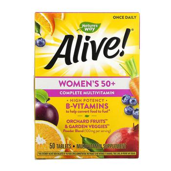 Natures Way | Nature's Way Alive Women's 50+ Complete Multivitamin Tablets, 50 Ea商品图片,