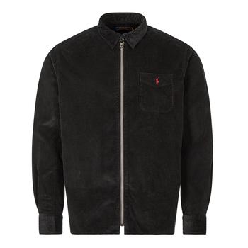 推荐Ralph Lauren Cord Overshirt - Black商品