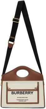 burberry tote, Burberry | 灰白色小号 Pocket 托特包商品图片 
