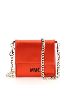 MM6 | Mm6 Maison Margiela Coated Canvas Wallet With Chain商品图片,6.8折