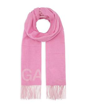 Ganni | Fringe Logo Scarf商品图片,