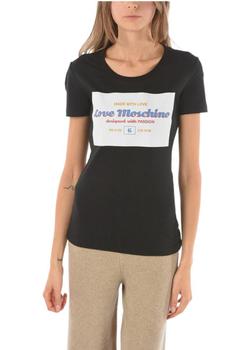 Moschino | Moschino Women's Black Other Materials T-Shirt商品图片,