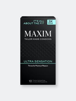 商品MAXIM | Maxim Ultra Sensation Condoms 12PK,商家Verishop,价格¥83图片