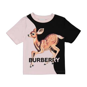 商品Burberry | Kids Alabaster Pink Montage-Print Cotton T-Shirt,商家Jomashop,价格¥876图片