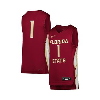 商品NIKE | Youth Boys Garnet Florida State Seminoles Team Replica Basketball Jersey,商家Macy's,价格¥465图片