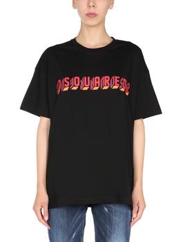 推荐Dsquared2 Logo Print Crewneck T-Shirt商品