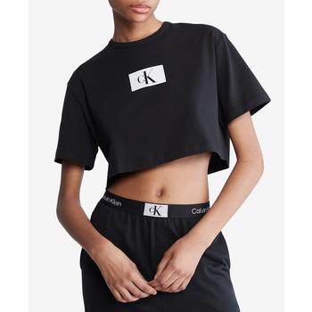 商品Calvin Klein | Women's 1996 Cotton Cropped Lounge Tee QS6946,商家Macy's,价格¥276图片