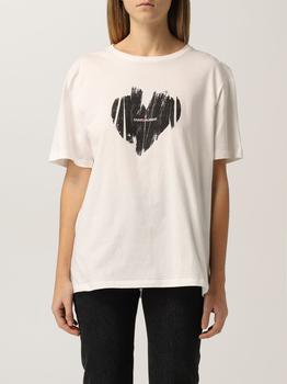 推荐Saint Laurent cotton t-shirt with print商品