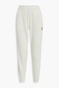 DKNY | Printed cotton-blend fleece track pants商品图片,5折