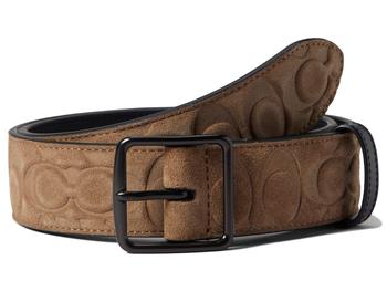 Coach | 38 mm Harness Belt in Signature Suede商品图片,9.7折, 独家减免邮费