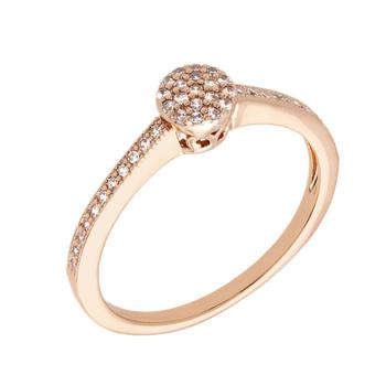 推荐Sophia Collection Women's 18k RG Plated Stackable Pave Fashion Ring商品