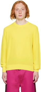 AMI | Yellow Cotton Sweater商品图片,