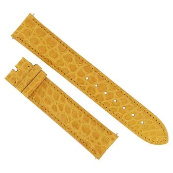 Hadley Roma | 19MM Yellow Alligator Leather Strap,商家Jomashop,价格¥370