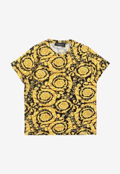 商品Versace | Boys Barocco Print T-shirt,商家Thahab,价格¥1973图片