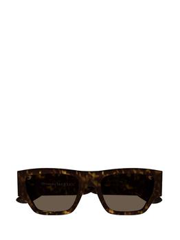 Alexander McQueen | Alexander McQueen Eyewear Rectangle Frame Sunglasses商品图片,7折