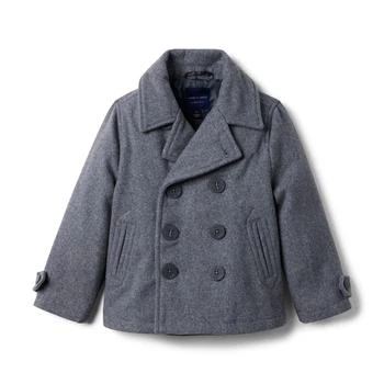 Janie and Jack | Wool Peacoat (Toddler/Little Kids/Big Kids) 6.2折