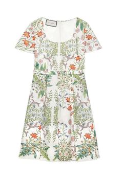 推荐Flora Print Cotton Midi Dress商品