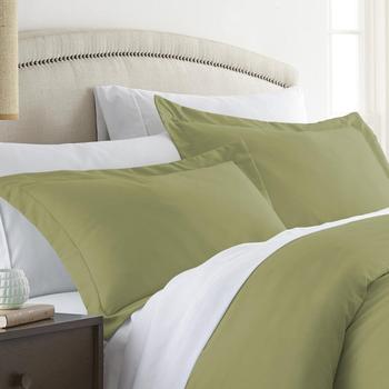 商品IENJOY HOME | Pillow Shams 2-Pack Ultra Soft Microfiber Bedding, Standard/Queen - Sage,商家Premium Outlets,价格¥201图片