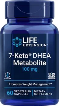 Life Extension 7-Keto® DHEA Metabolite - 100 mg (60 Capsules, Vegetarian)